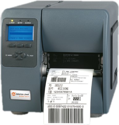 Datamax. Midrange (workhorse) thermal label printers. Datamax-O'Neil M-Class Mark II M-4308 300 dpi 4" direct thermal, thermal transfer. Lowest price at barcode.co.uk