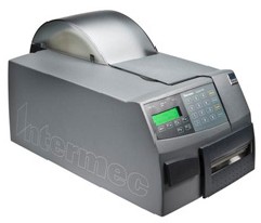 Intermec. High end (industrial) printers. Intermec EasyCoder PF4ci thermal transfer and direct thermal barcode label, ticket and tag printer. Lowest price at barcode.co.uk
