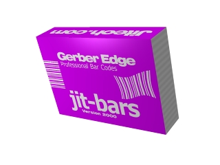 CIAX. Barcode printing software for Windows / label design software. JIT-BARS for Gerber Edge. Includes barcode fonts; Code 128, Code 39, EAN-128, EAN-13, etc.. Lowest price at barcode.co.uk