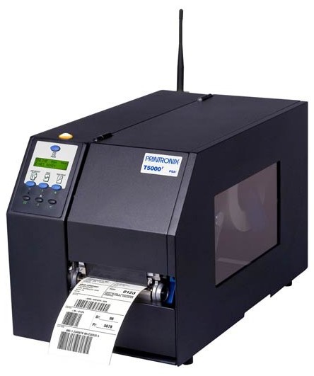 Printronix. High end (industrial) printers. Printronix T5000r (T5206r / T5306r) 6.6 inch wide thermal barcode label printer. Lowest price at barcode.co.uk