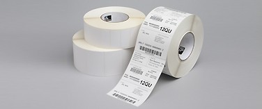 Zebra (Eltron). Labels / blank pre-cut rolls with gaps (for thermal label printers). Zebra Z-Select 2000D 190 tag premium topcoated direct thermal 190 micron paper tag rolls on 25 mm core maximum outer diameter 127 mm. Lowest price at barcode.co.uk