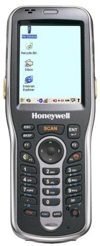 Honeywell (HHP Handheld). Portable / mobile wireless terminals (WiFi 802.11 / GPRS internet / Bluetooth / etc. ) Pocket PC, Microsoft Windows Mobile, CE 5.0 / 6.0, Visual Studio, .Net, flash, touch screen, etc.. Honeywell Dolphin 6110 mobile computer. Lowest price at barcode.co.uk