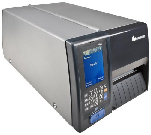Intermec. Midrange (workhorse) thermal label printers. Intermec PM43c mid-range industrial thermal transfer and direct thermal label, ticket and tag printer. USB host (USB keyboards, USB drives, etc.). Options: Touch screen, RFID, etc.. Lowest price at barcode.co.uk