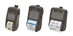 Zebra (Eltron). Mobile (on the move) portable belt thermal label printers. Zebra QL 220 Plus, QL 320 Plus, QL 420 Plus portable / mobile Bluetooth WiFi thermal receipt ticket and label printer accessories. Lowest price at barcode.co.uk