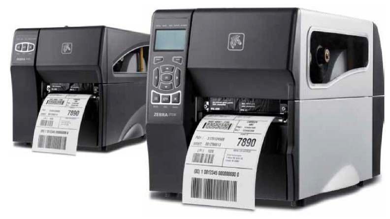 Zebra (Eltron). Midrange (workhorse) thermal label printers. Zebra ZT200 / ZT220 / ZT230 series industrial ZPL / XML direct thermal and thermal transfer barcode label printers. 128 MB flash (4 MB user) / 128 MB SDRAM (58 MB user). Lowest price at barcode.co.uk